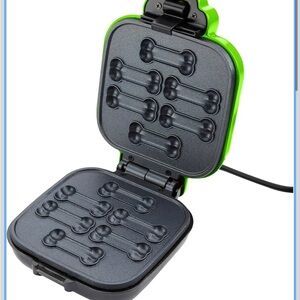 Green Dog Bone Waffle Maker